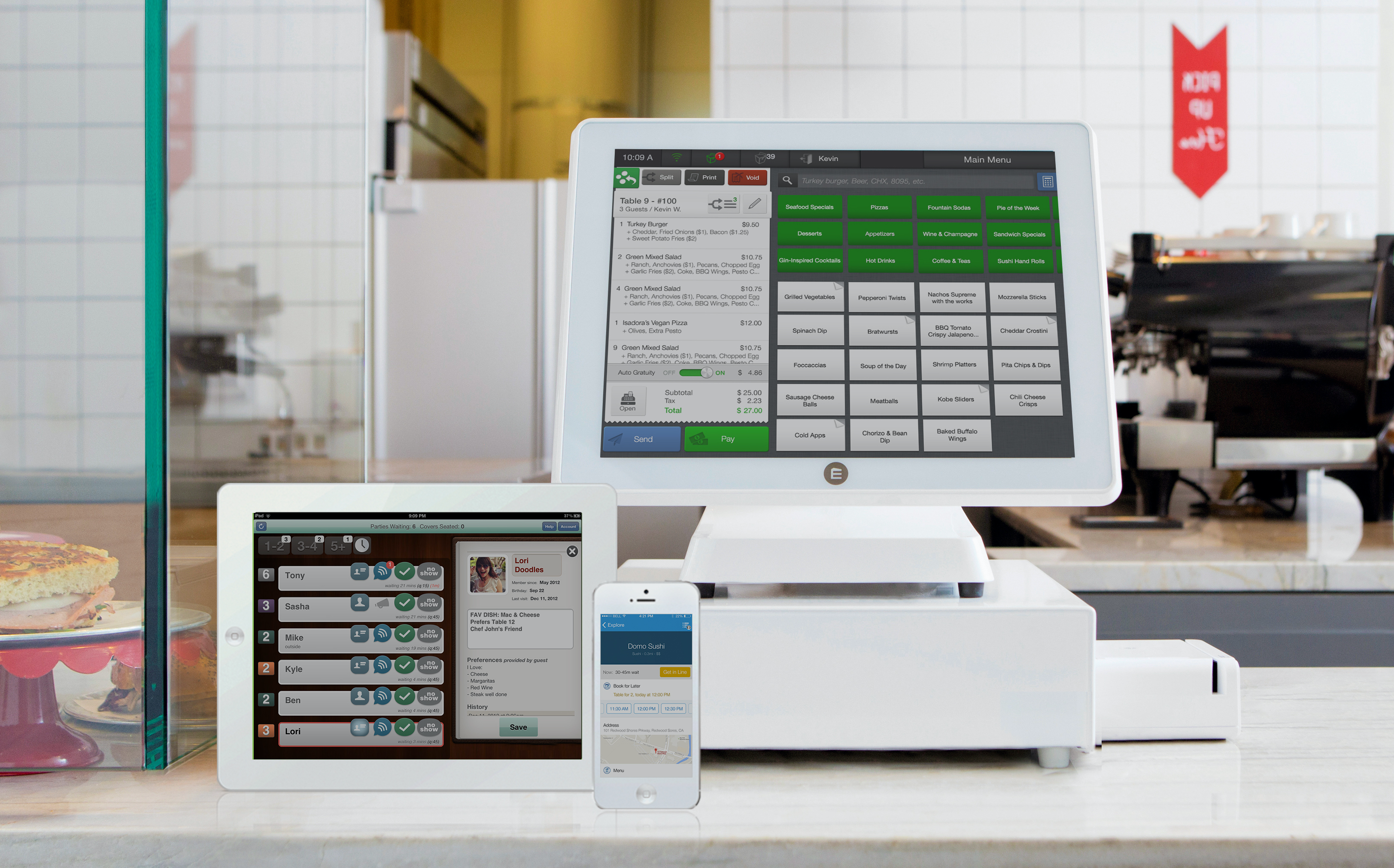 Mad Mobile Restaurant POS Software - CAKE POS systems