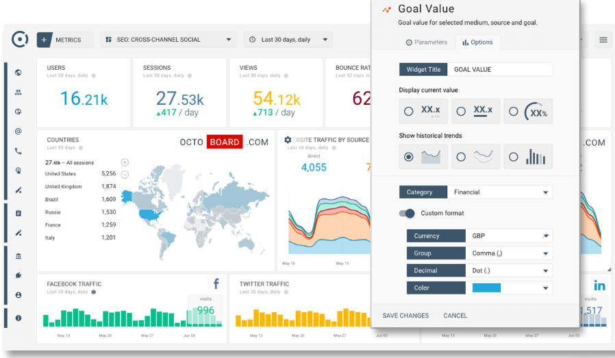 Octoboard for Agencies Logiciel - 3