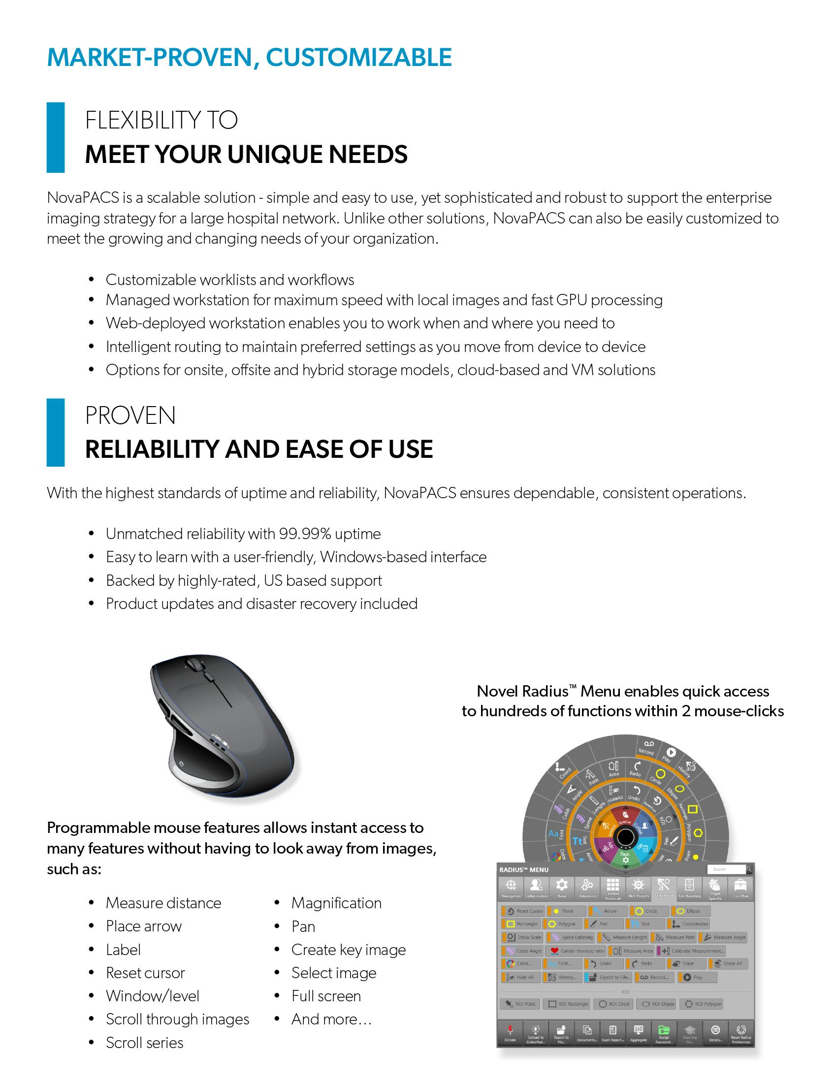 NovaPACS Software - 3