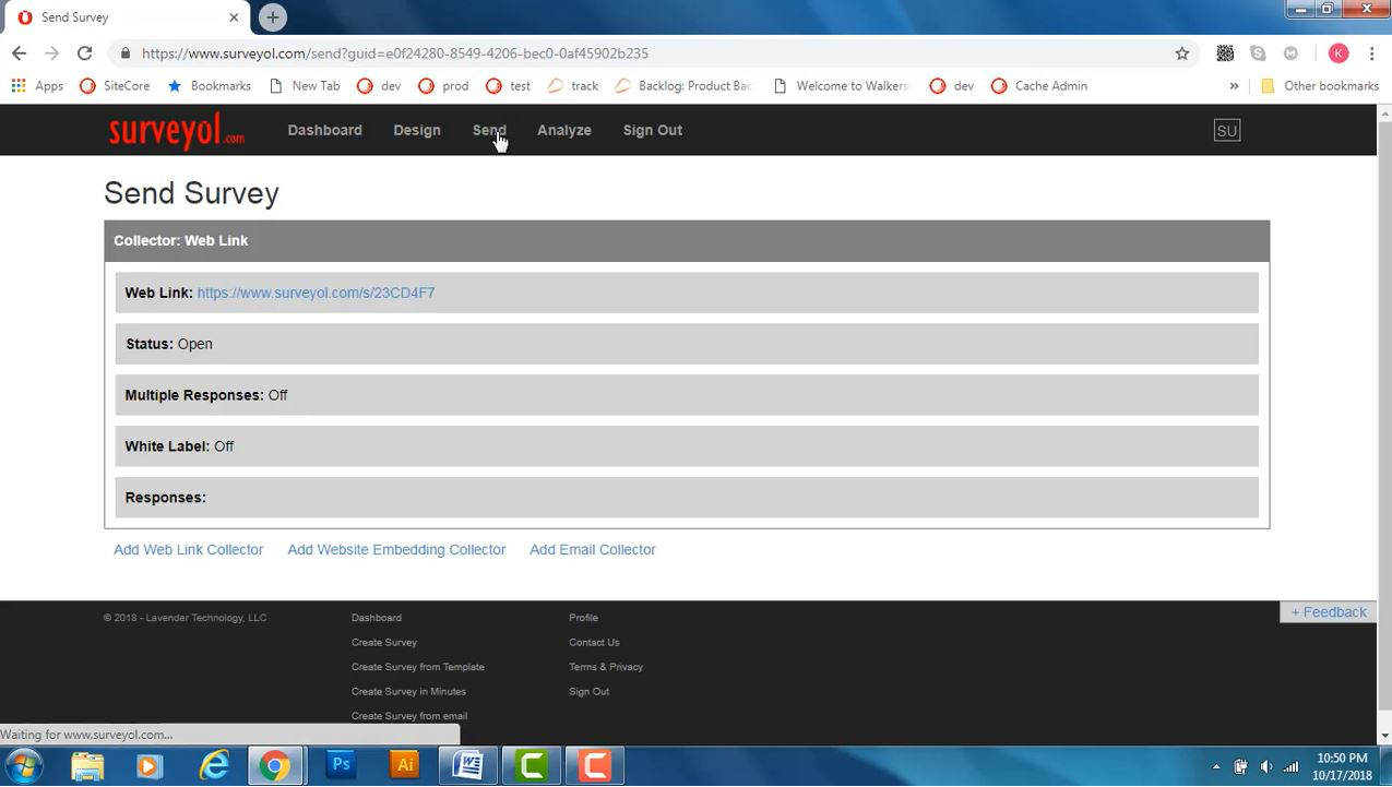 Surveyol Software - Surveyol survey sharing