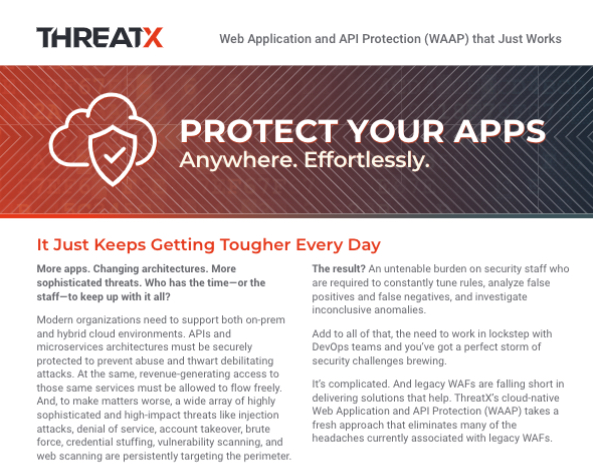 ThreatX Software - 2