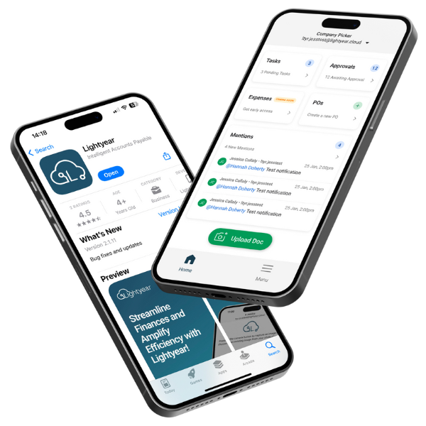 Mobile App
Manage approvals and PO creation on the go. Faster invoice processing and less chasing for your finance team.