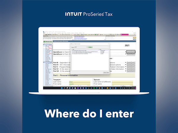 ProSeries Tax Software - 3