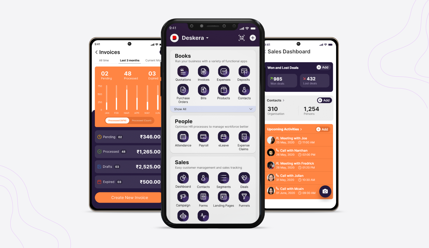 Deskera All-In-One Software - Deskera Mobile App - A Business Super App to Run Your Business on the Go.
