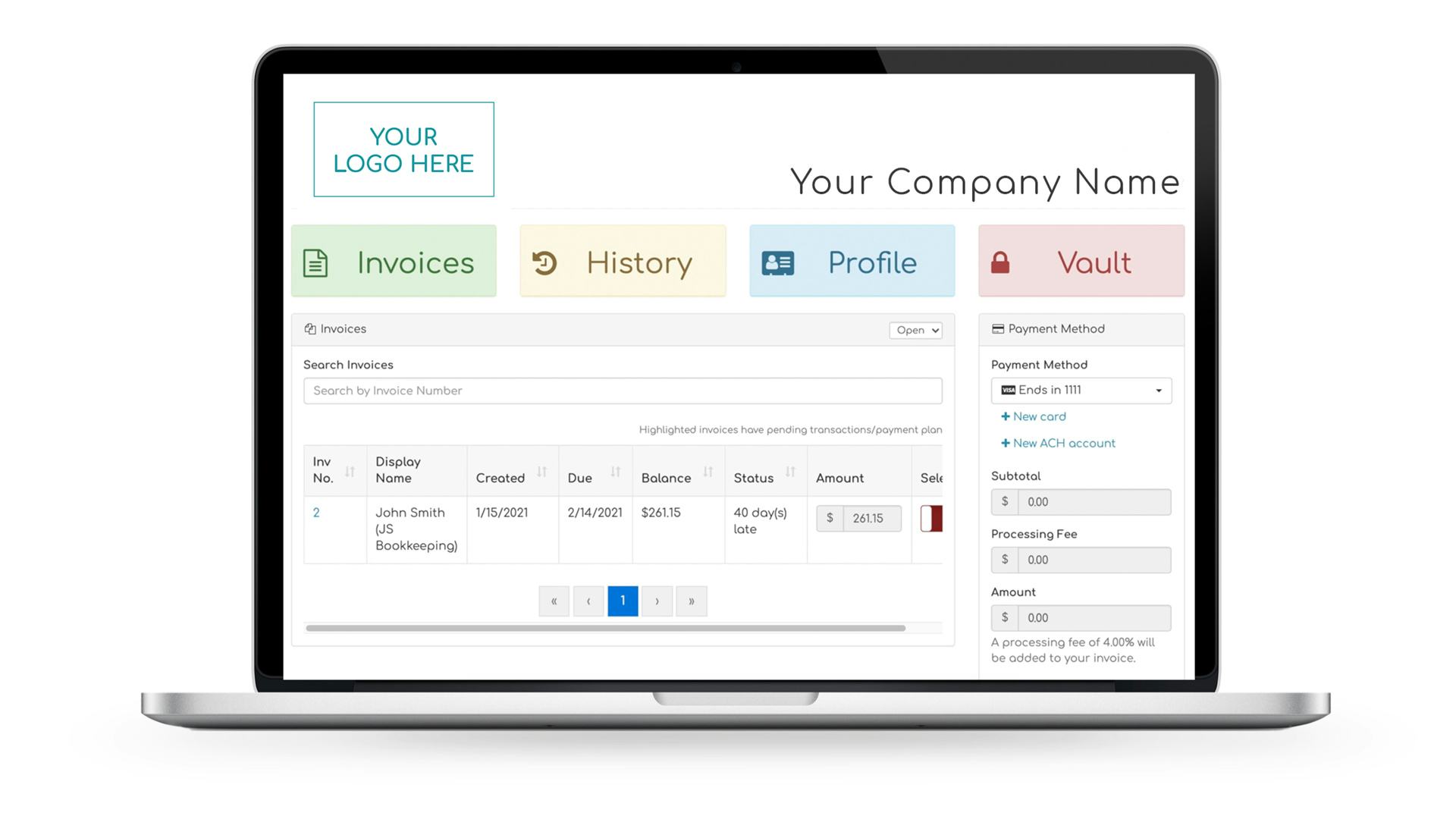 Biller Genie Software - Branded Customer Portal