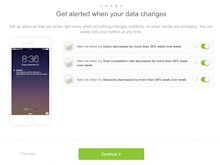 Databox Software - Users can customize alerts, with the ability to change alert threshold levels