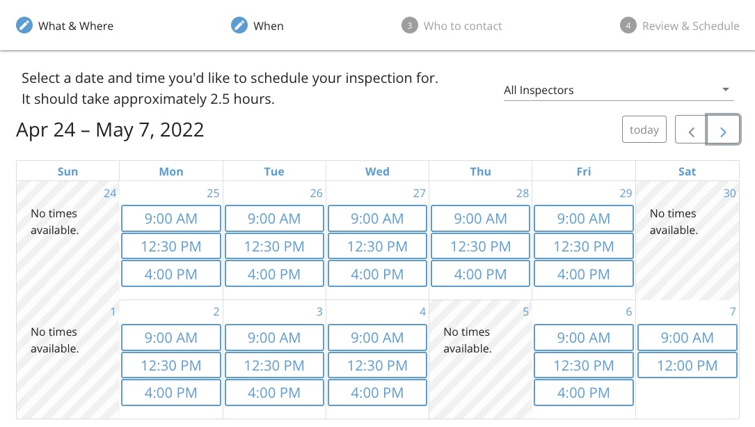 Spectora Software - Spectora scheduler