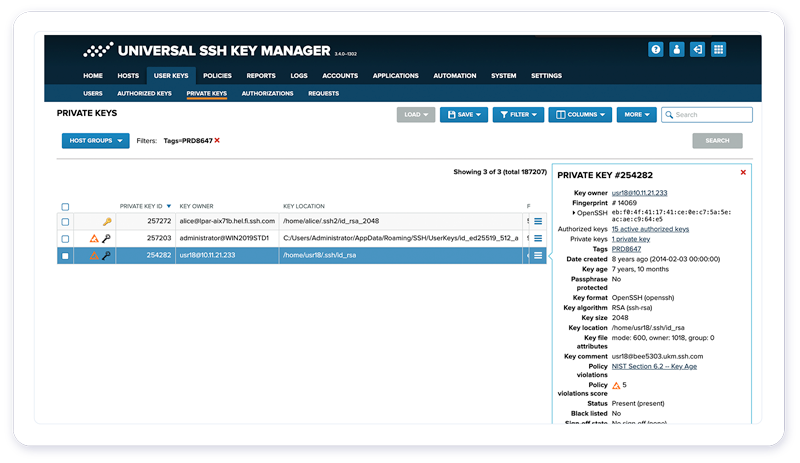 Universal SSH Key Manager Software - 1