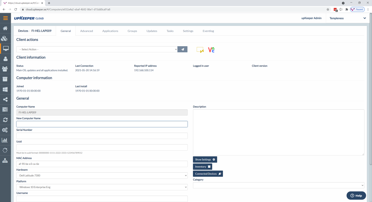 upKeeper Software - 2