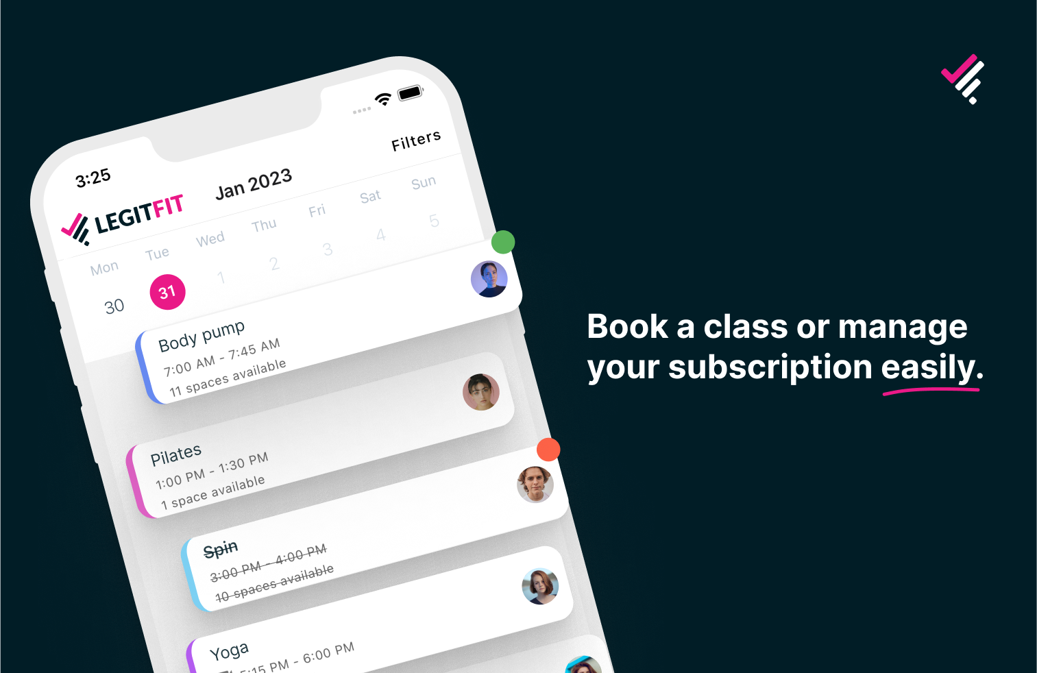 Remove the hassle of class booking with an automated booking software