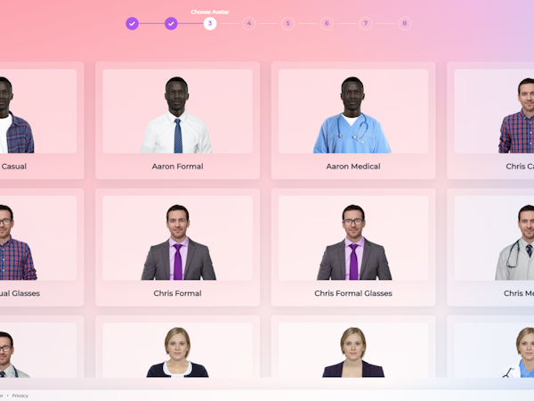 HumanPal Software - Select From A Wide Variety of AI Human Presenters