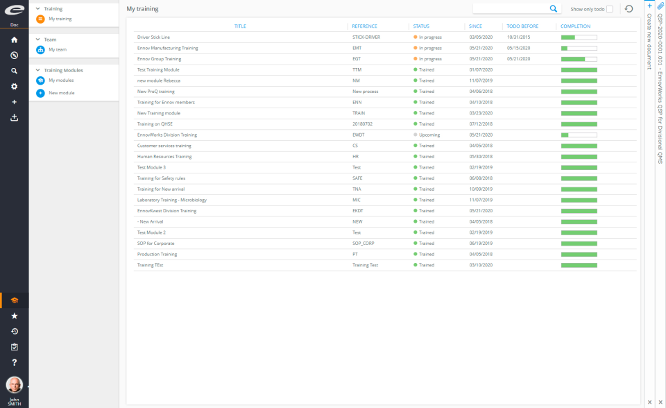 Ennov Quality Suite Software - 4