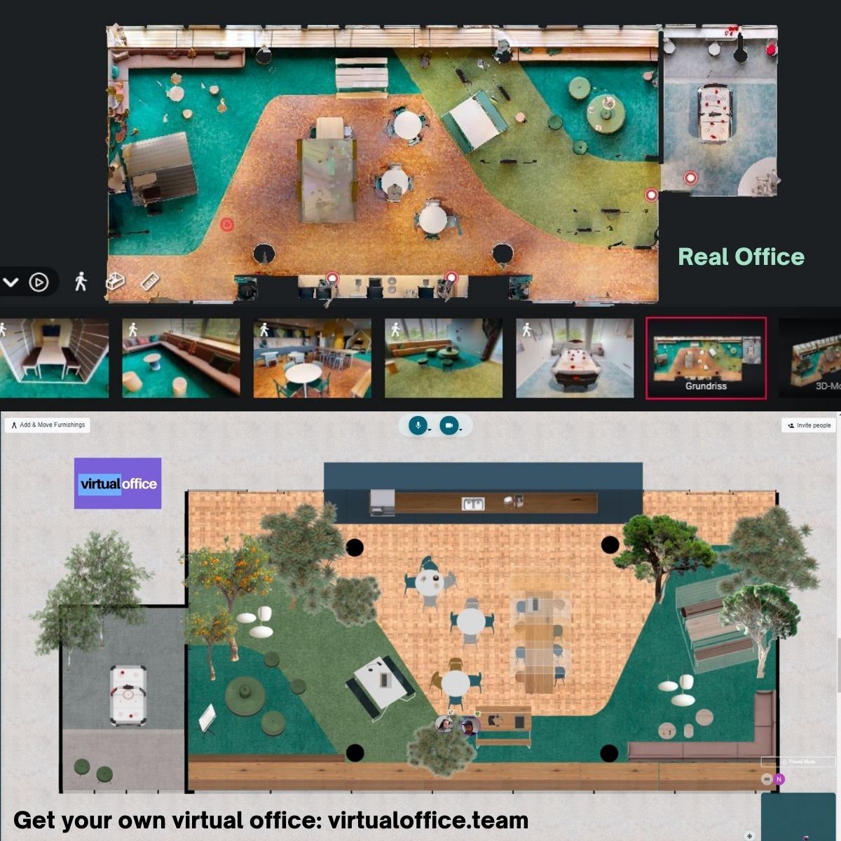 Send us pictures of your office, and our Interior design team will custom render and rebuild your office. If you like, we can also put you and your team on the moon. Or Mars. Even Jupiter. You get the idea.-thumb