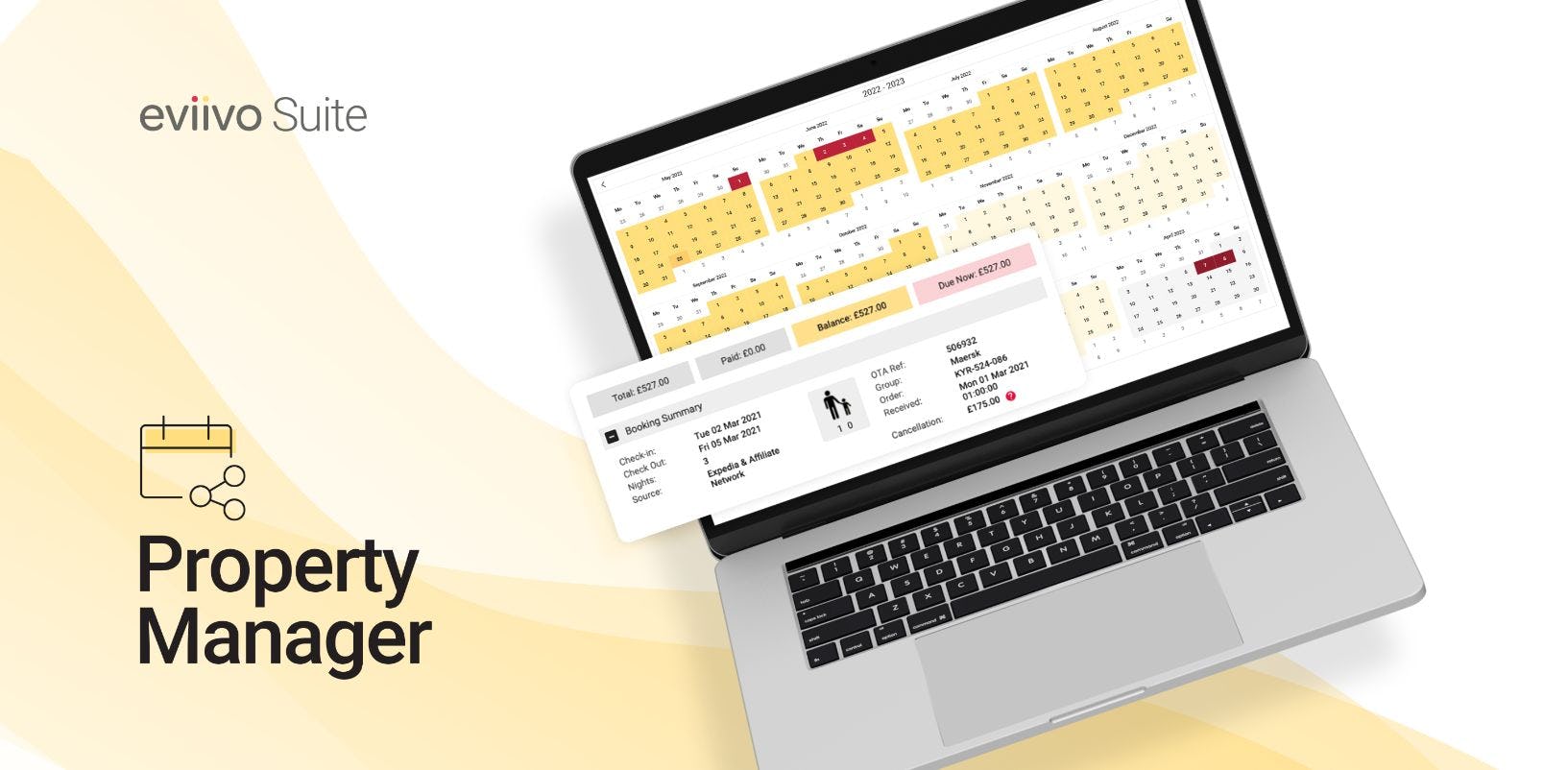 eviivo Software - Room Booking Calendar Management - Property Manager
