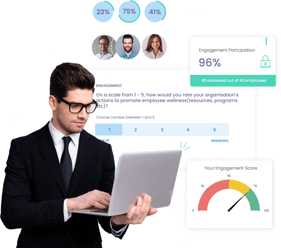 Vantage Circle Software - Vantage Pulse: Real-time employee feedback, actionable data, increased performance. Pulse lets you do all these and more with our people-first survey tool.