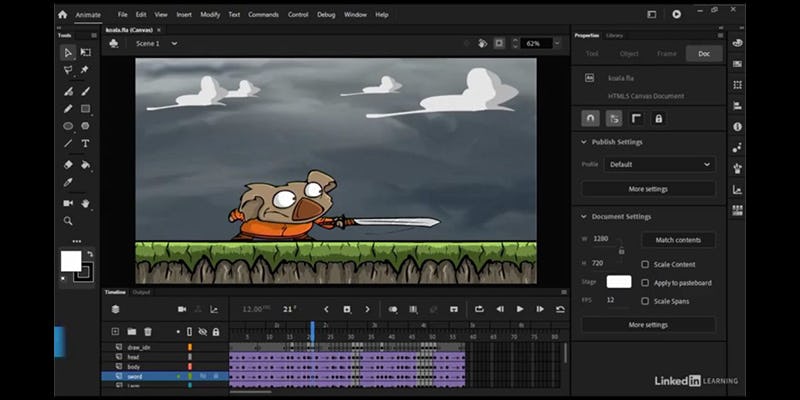 Adobe Animate Software - Adobe Animate add animations