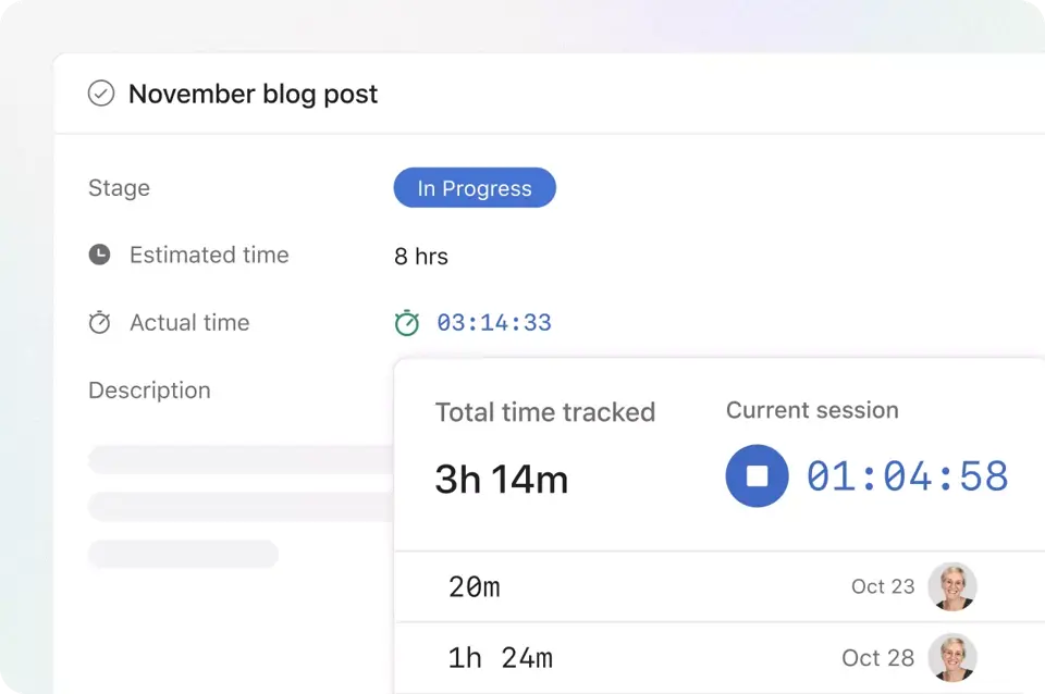 Asana Software - Asana time tracking