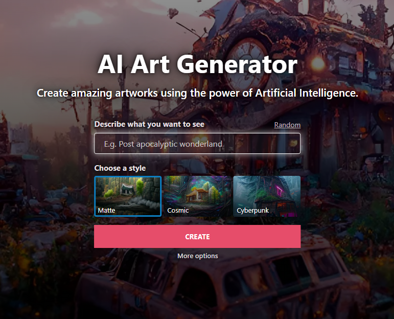 Create AI Generated Art