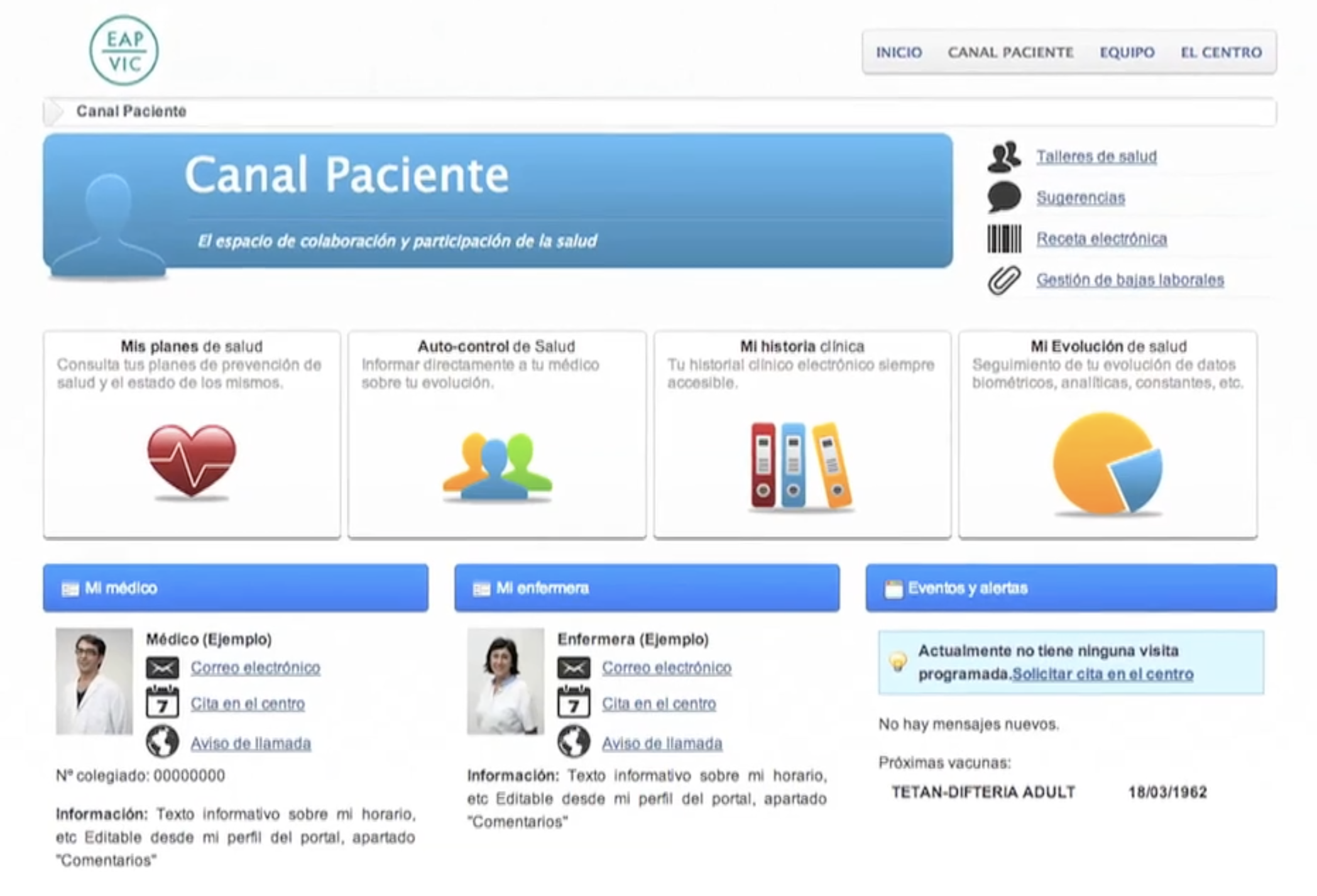 Canal Paciente screenshot