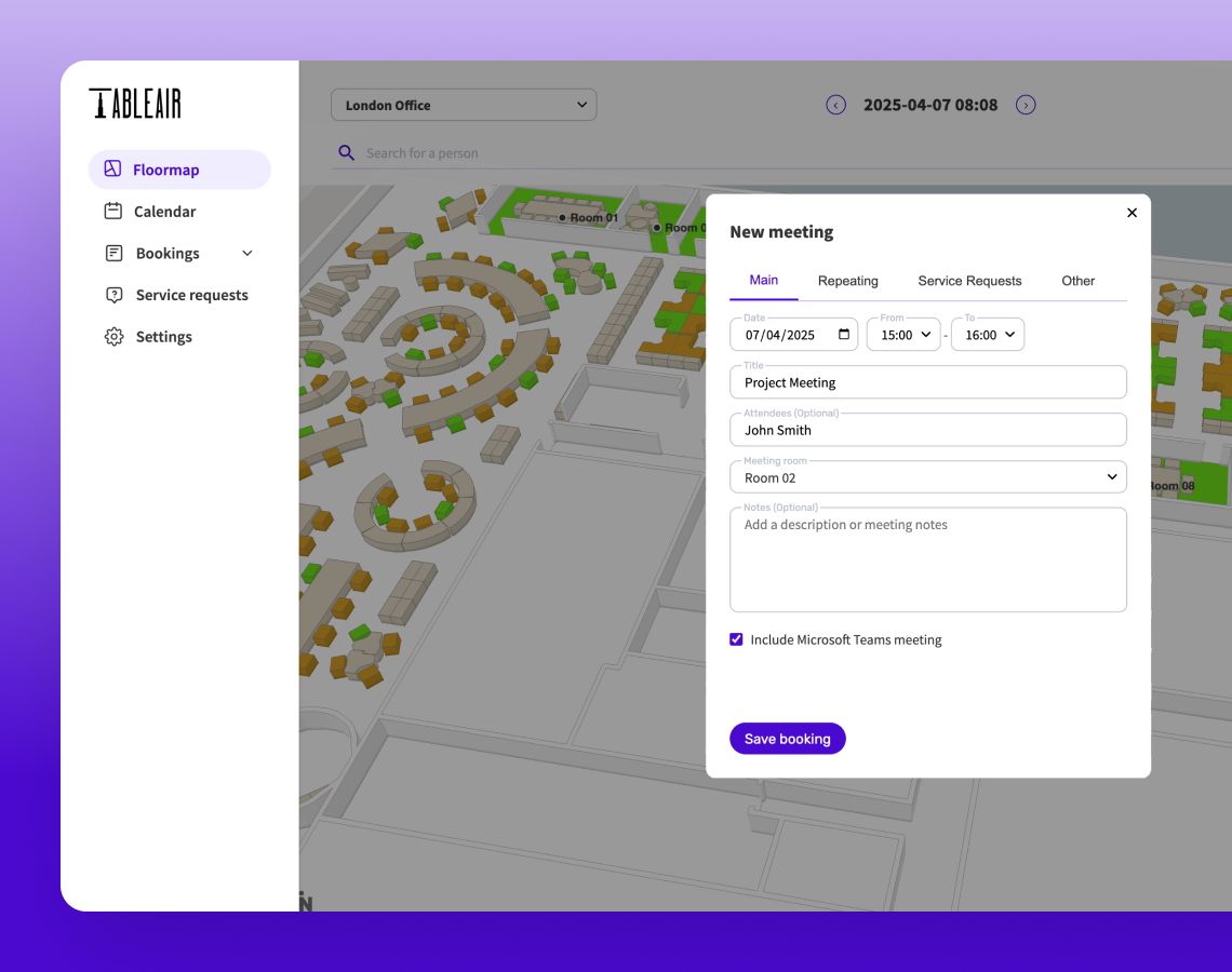 TableAir Logiciel - 2