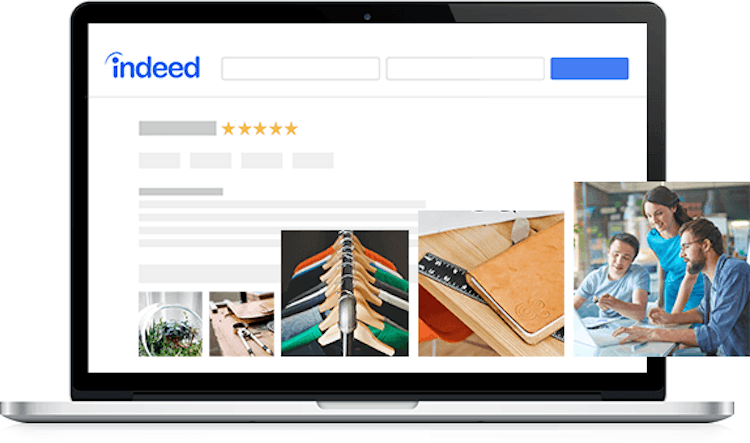 Indeed screenshot: Build a talent brand for free with an Indeed company page