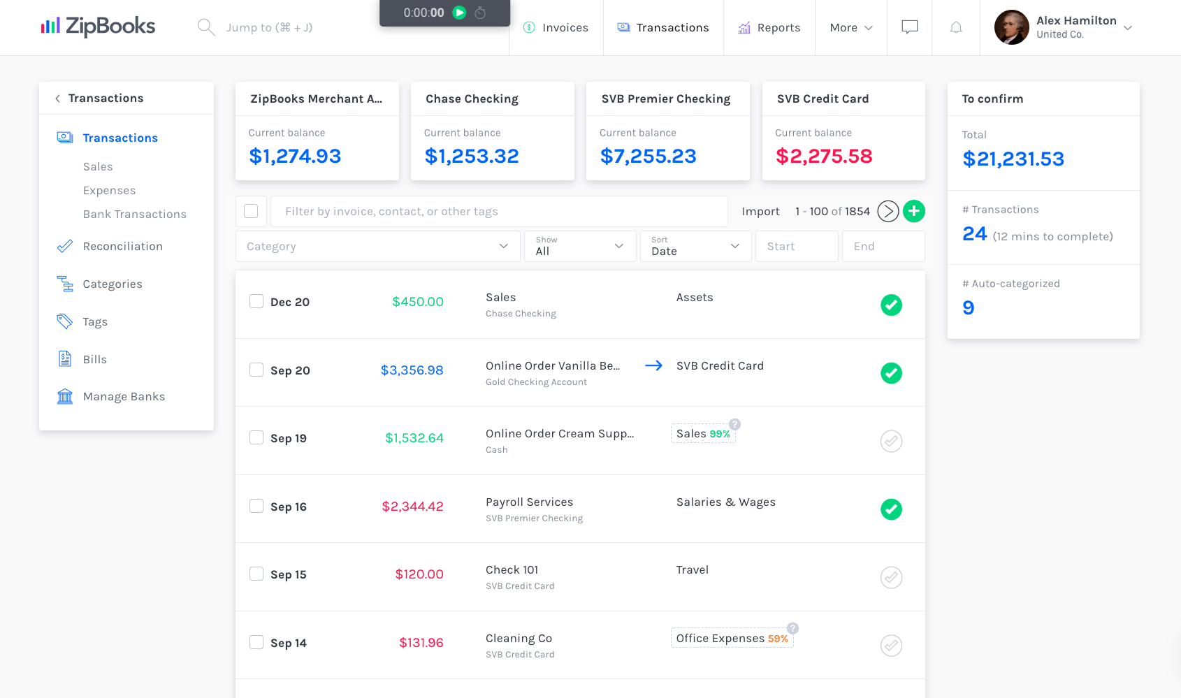 ZipBooks Software - 2021 Reviews, Pricing & Demo