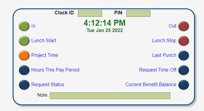 ClockVIEW web-based time clock