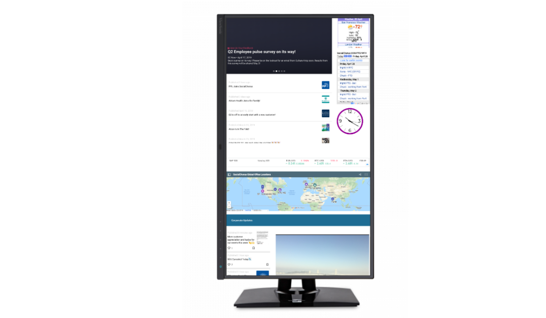 Get information to your workforce immediately, even when they don’t have access to a computer or mobile device.