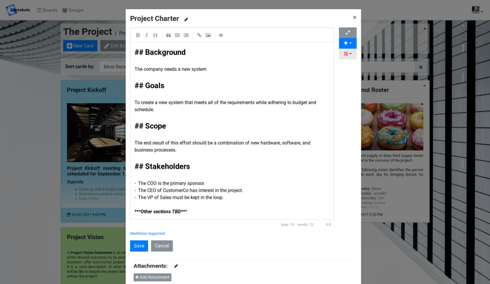 Project charter