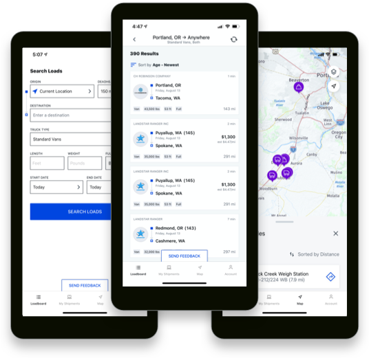 DAT Load Board Software - DAT One mobile - the single source for all things freight, combining 15 apps into one fast and easy set of tools.