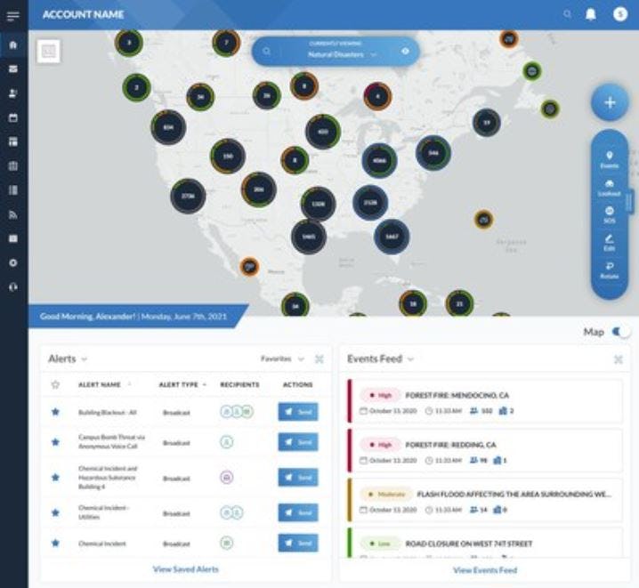 OnSolve Platform Software - OnSolve Platform Command Center