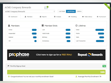 RepeatRewards Software - New Owner Dashboard