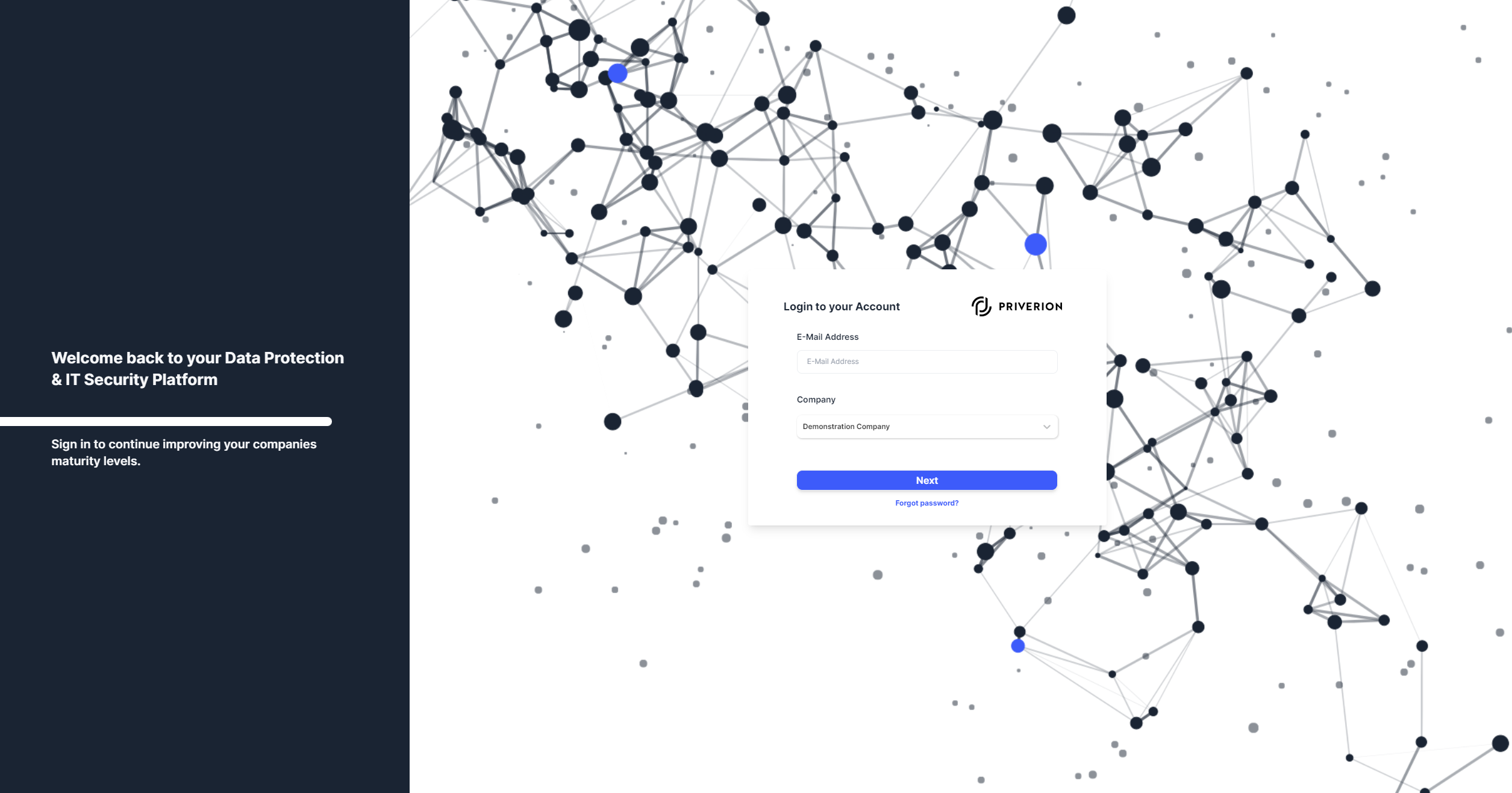 Priverion Privacy Operations Platform screenshot