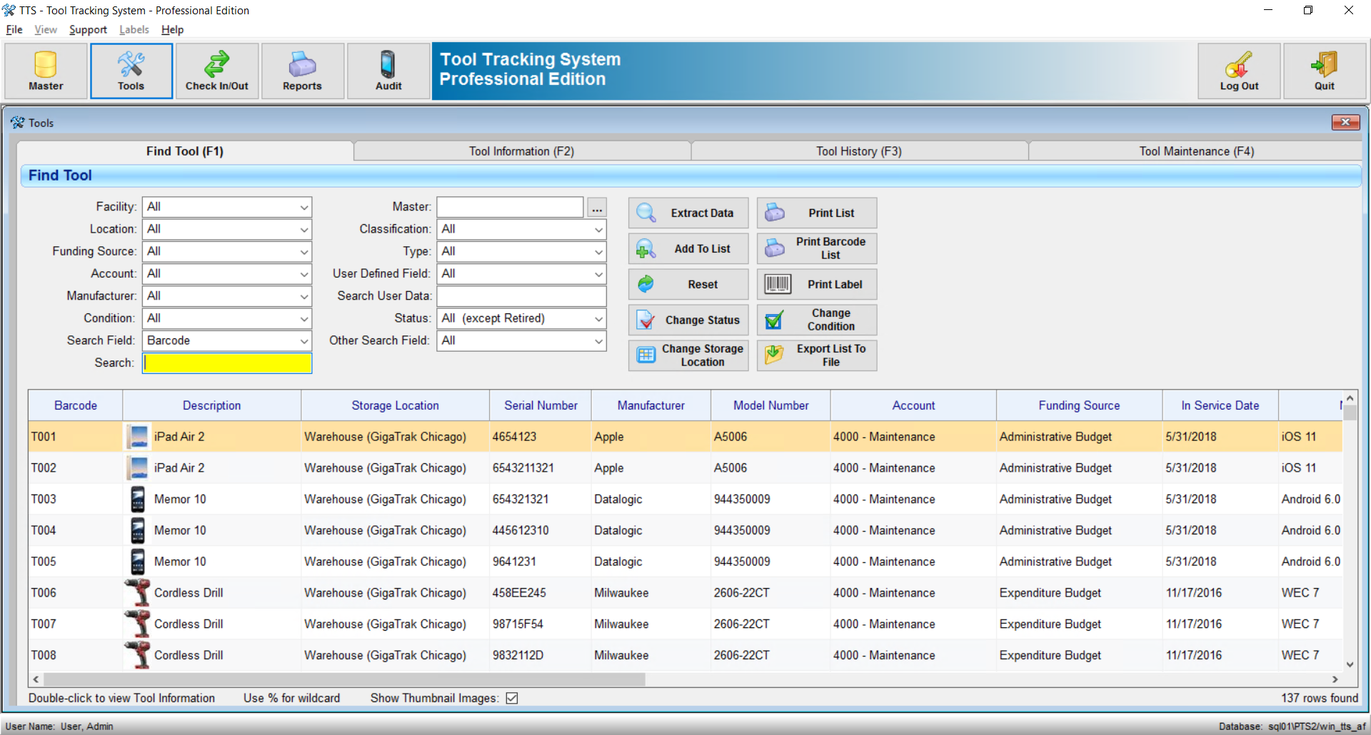 GigaTrak Tool Tracking System Software - 2024 Reviews, Pricing & Demo