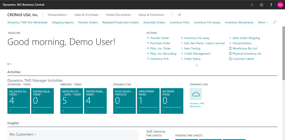Dynamics TMS Software - 2