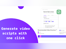 tubics Software - Get video scripts with one click