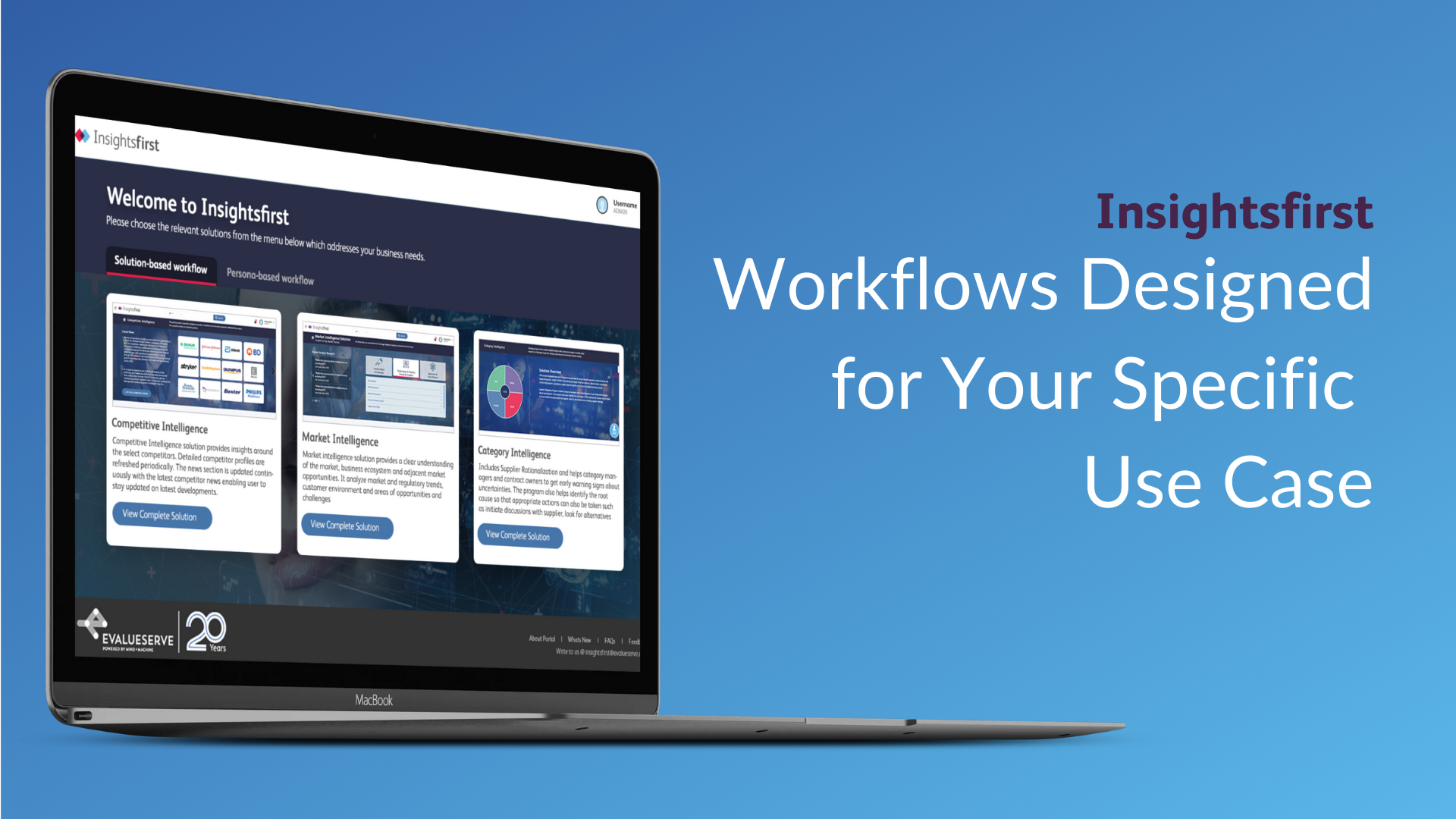 Insightsfirst: Workflows Designed for Your Specific Use Case