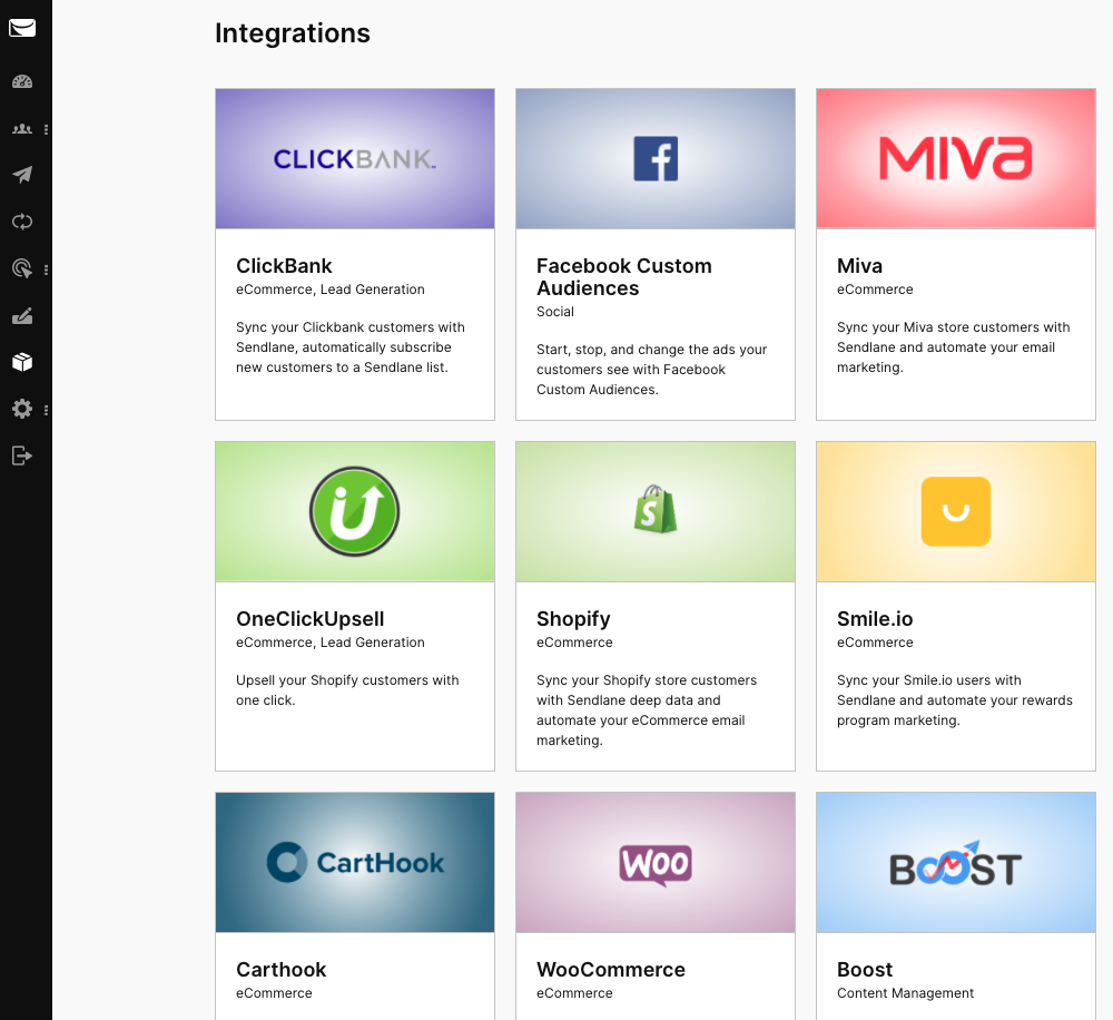 Integrations Marketplace
