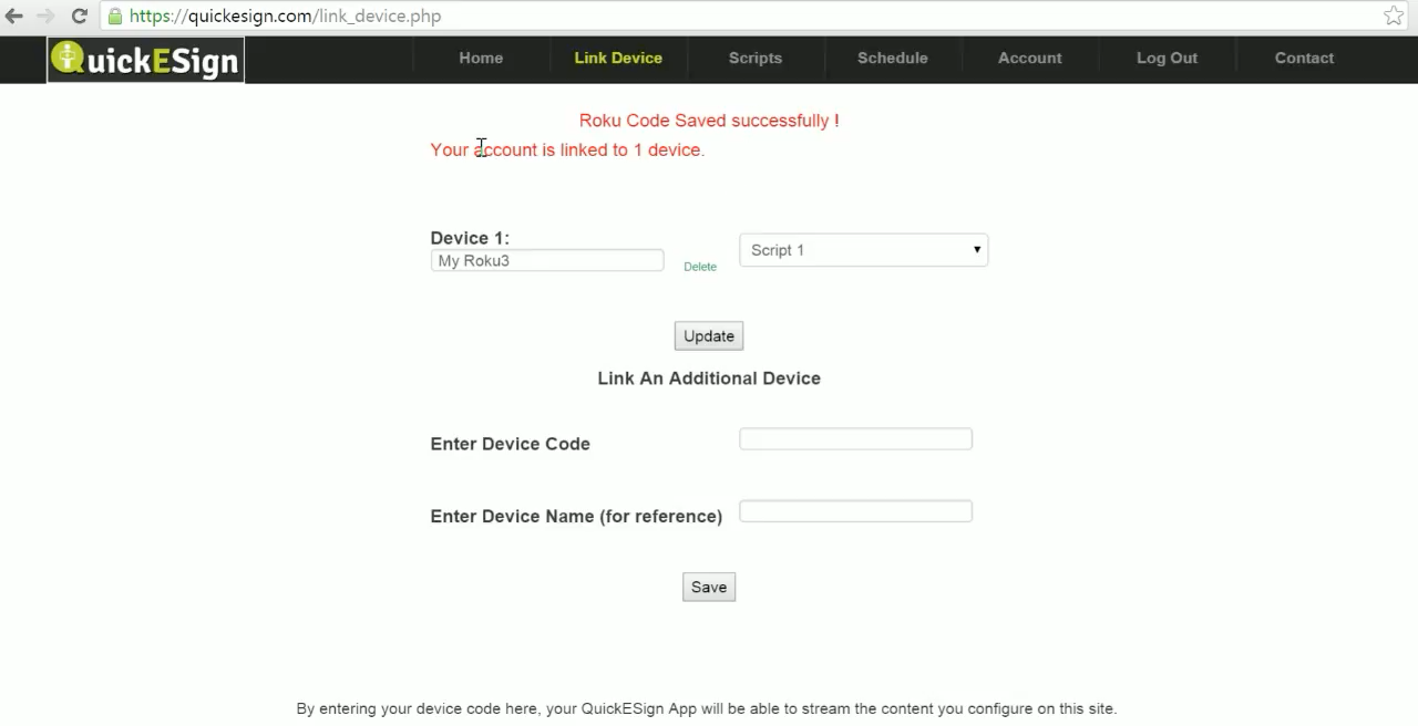 QuickESign Software - Link an unlimited amount of devices to a single QuickESign account