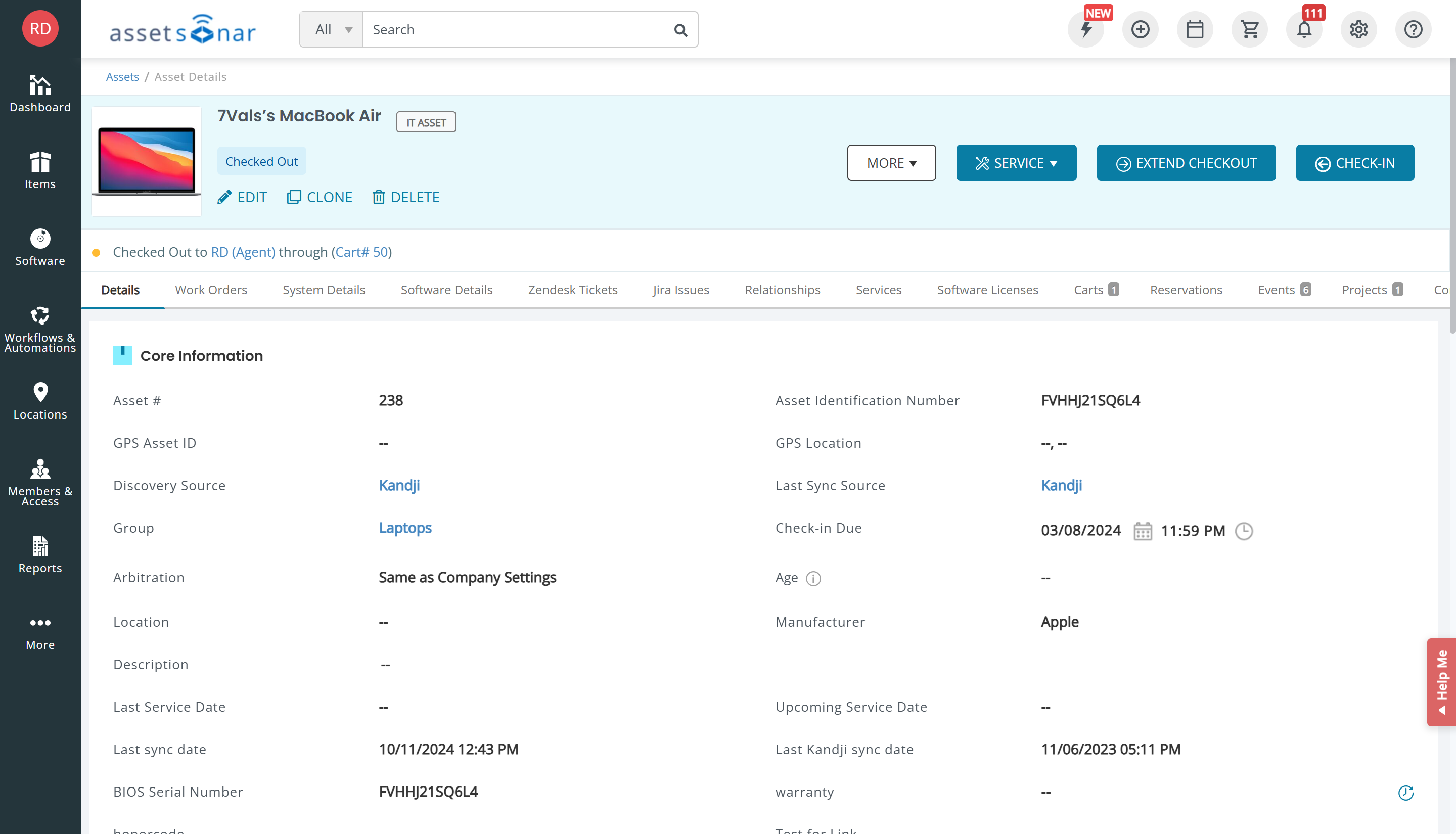 AssetSonar Software - 2