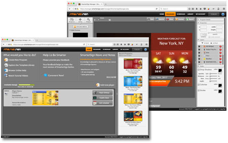 SmarterSign homepage screenshot