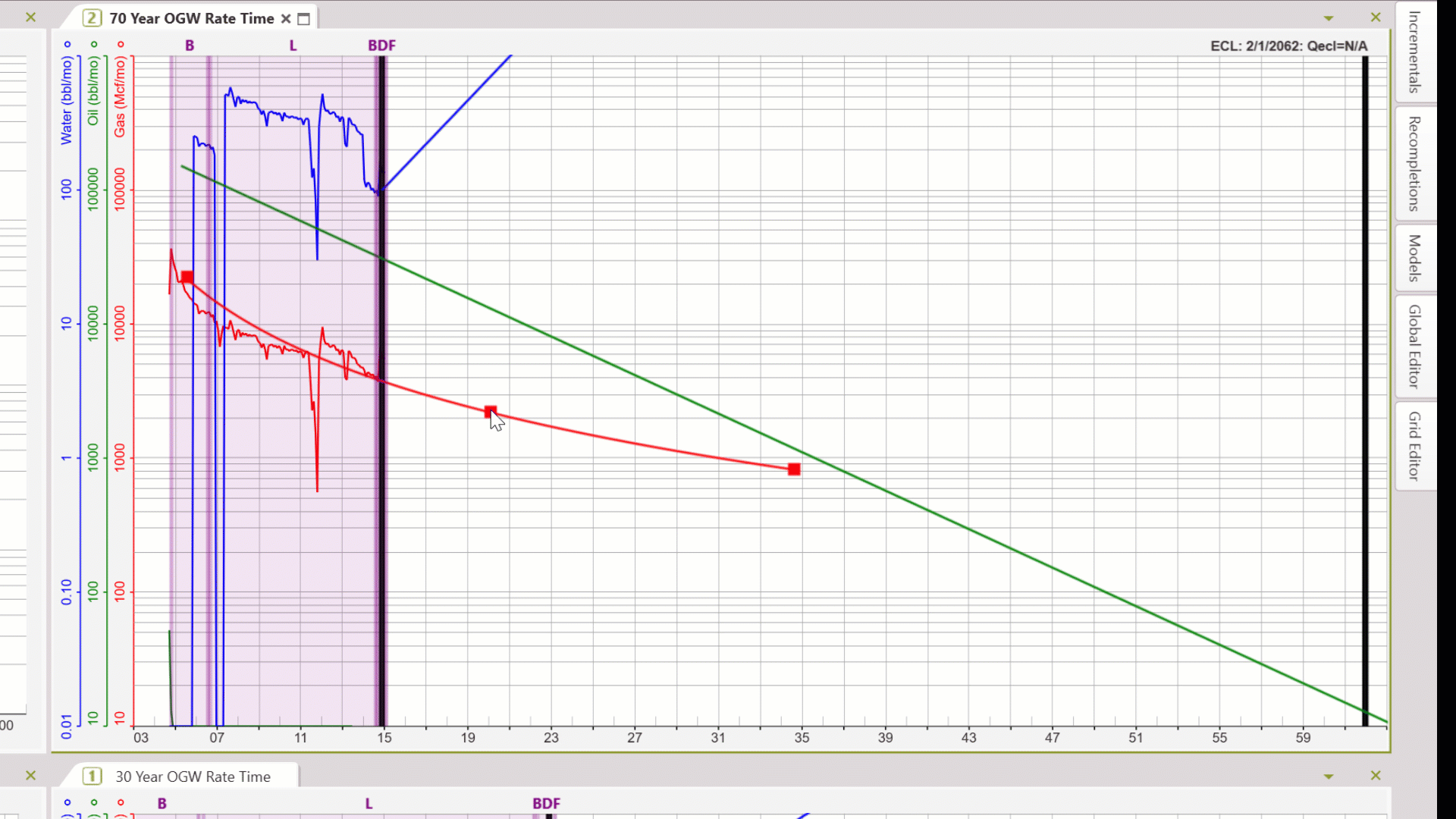 PHDWin screenshot: PHDWin models