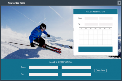 Rentrax Software - Reservation forms can be customized and embedded onto the rental business website