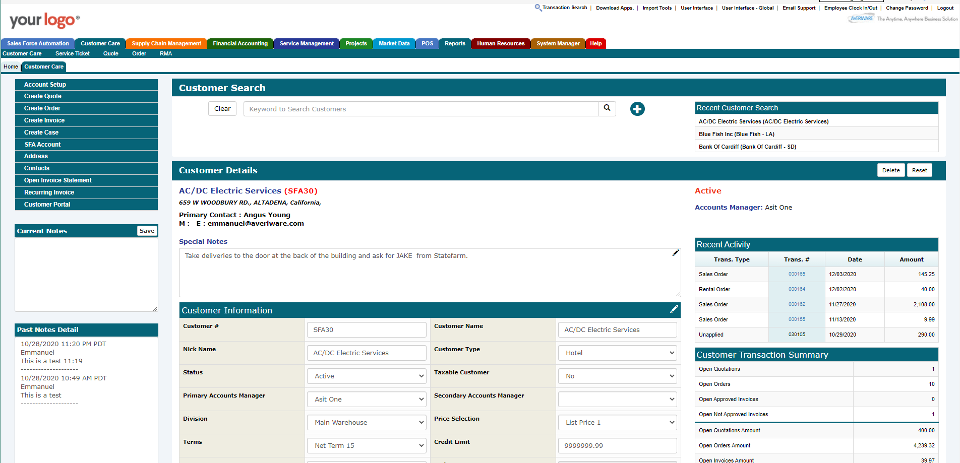 Averiware Software - 4