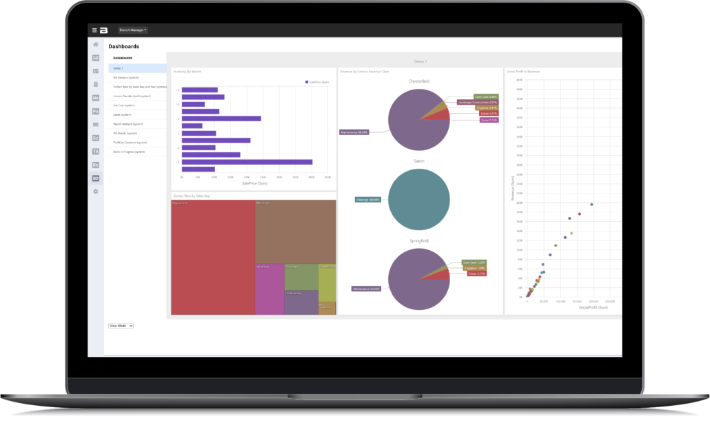 Boss Software - Customizable Business Analytics Dashboard