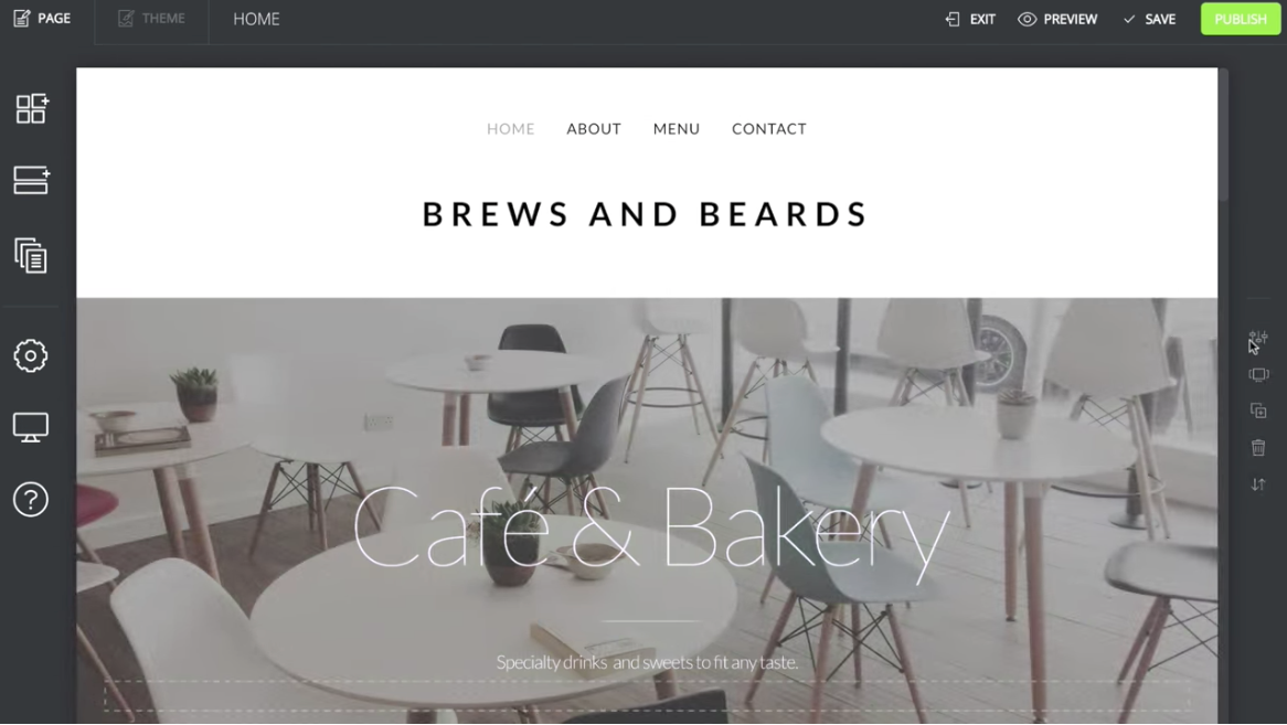 SnapPages screenshot: SnapPages offers users a range of customizable, mobile-responsive website themes