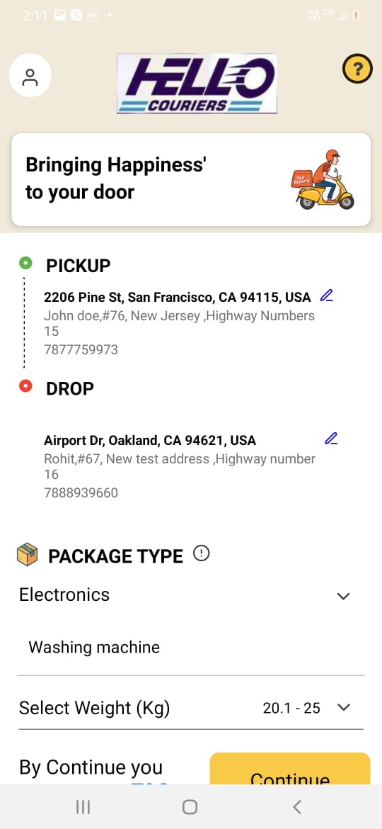 Last Mile Delivery Software screenshot