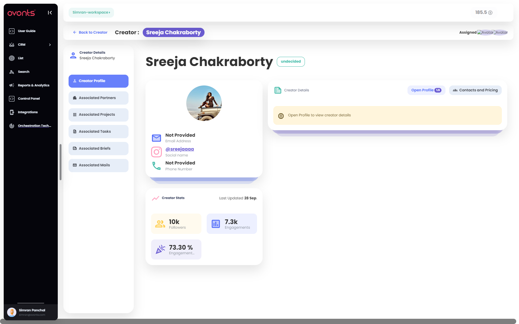 Automate your creator outreach, partner relationships and project in the most frugal way - collaborate, manage projects & content, communicate with internal & external stakeholders making creator management easy & efficient.