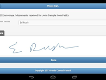 Condo Control Software - The e-signature feature allows tenants and owners to give permissions and sign off on documents