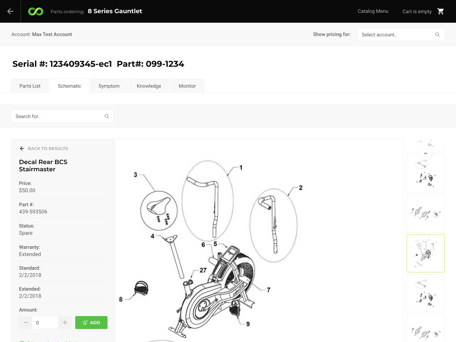 Expedite Commerce parts ordering